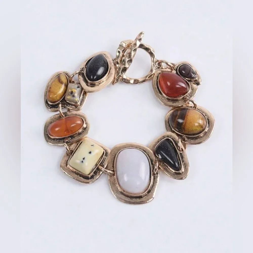 Boho stone bracelet N630